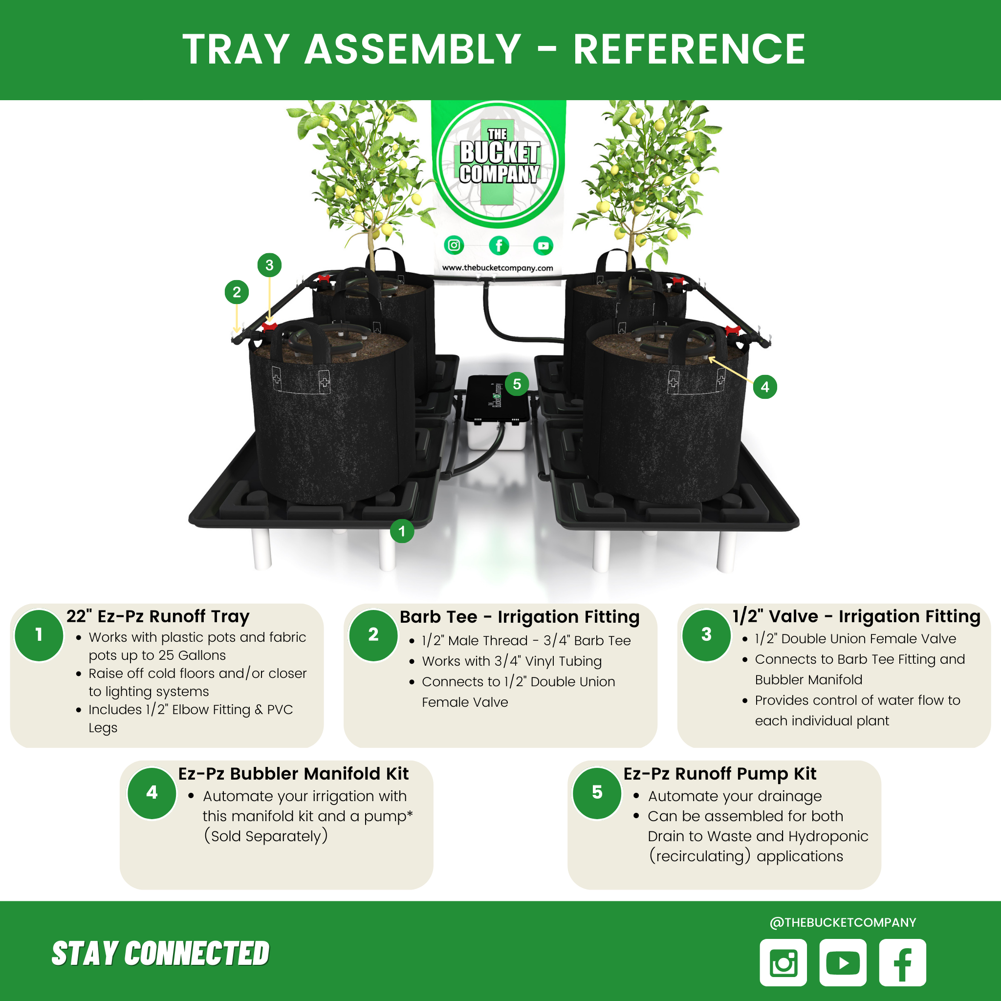 Drain Away Tray 22 in. Dia Terra Cotta Plastic Plant Drain Tray
